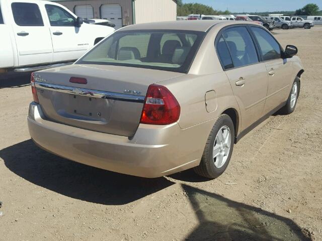 1G1ZT548X4F210175 - 2004 CHEVROLET MALIBU LS 金色 照片 4