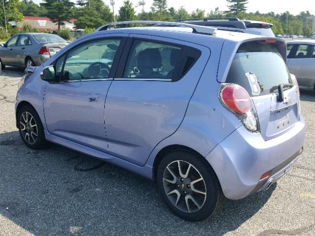 KL8CF6S99EC480872 - 2014 CHEVROLET SPARK 2LT BLUE photo 3