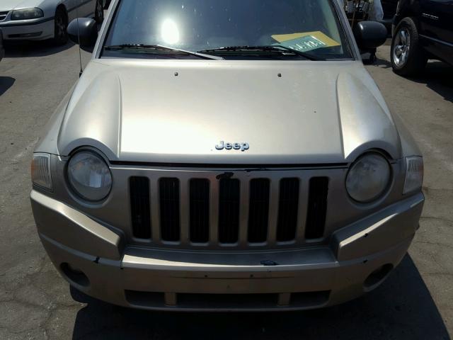 1J4FT47A69D230228 - 2009 JEEP COMPASS SP GREEN photo 9