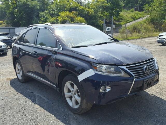 JTJBC1BA4E2458130 - 2014 LEXUS RX 450 BLUE photo 1