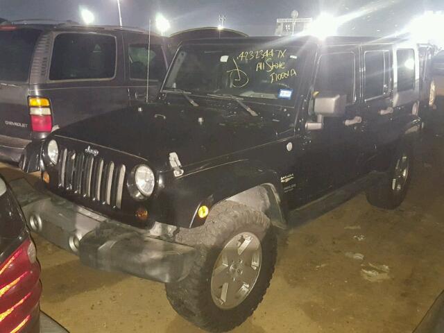 1J4BA5H18AL181553 - 2010 JEEP WRANGLER U BLACK photo 2