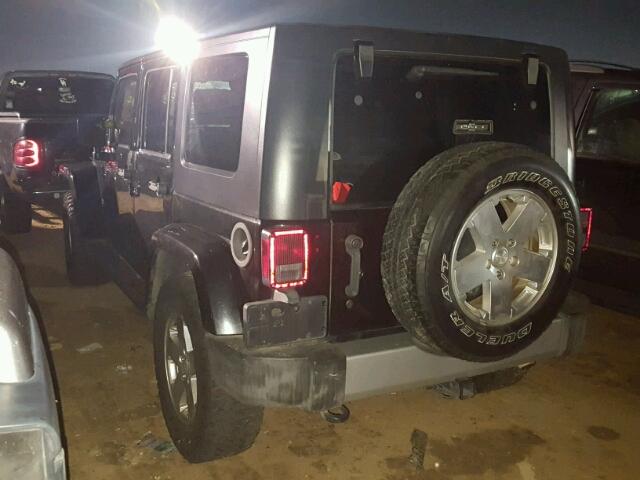 1J4BA5H18AL181553 - 2010 JEEP WRANGLER U BLACK photo 3