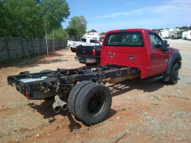 1FDUF5HTXFED69368 - 2015 FORD F550 SUPER RED photo 4