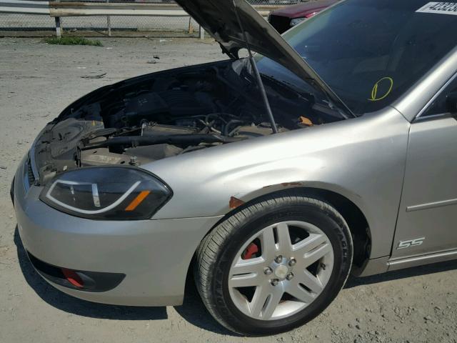 2G1WD58C169326228 - 2006 CHEVROLET IMPALA SUP 银色 照片 9