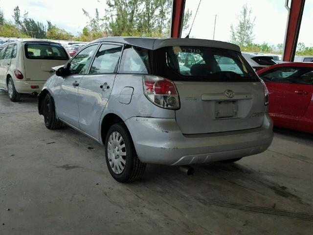 2T1KR32E48C708245 - 2008 TOYOTA COROLLA MA SILVER photo 3