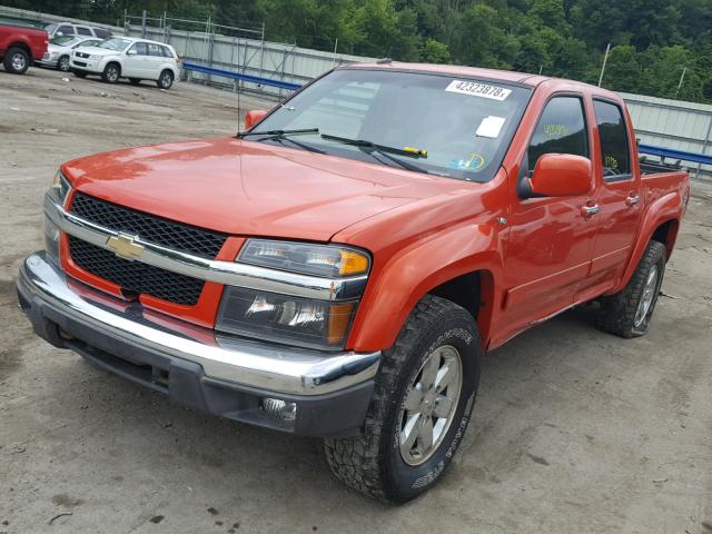 1GCHTDFP6C8129565 - 2012 CHEVROLET COLORADO L ORANGE photo 2