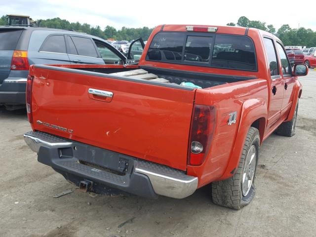 1GCHTDFP6C8129565 - 2012 CHEVROLET COLORADO L ORANGE photo 4