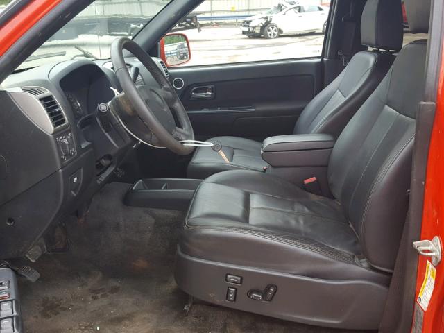 1GCHTDFP6C8129565 - 2012 CHEVROLET COLORADO L ORANGE photo 5