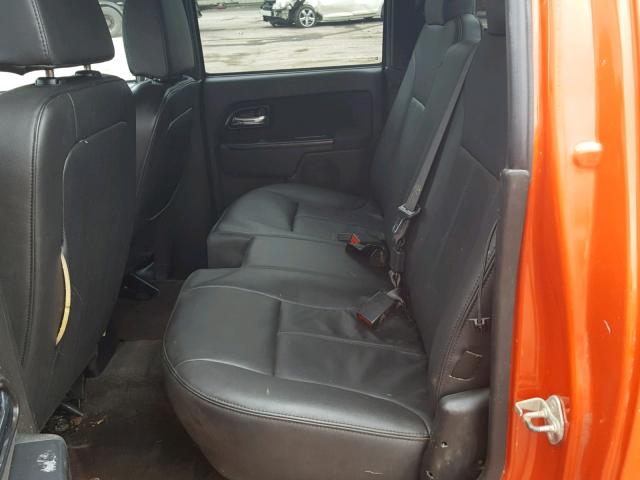 1GCHTDFP6C8129565 - 2012 CHEVROLET COLORADO L ORANGE photo 6
