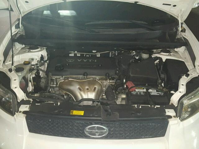 JTLKE50E791090620 - 2009 TOYOTA SCION WHITE photo 7