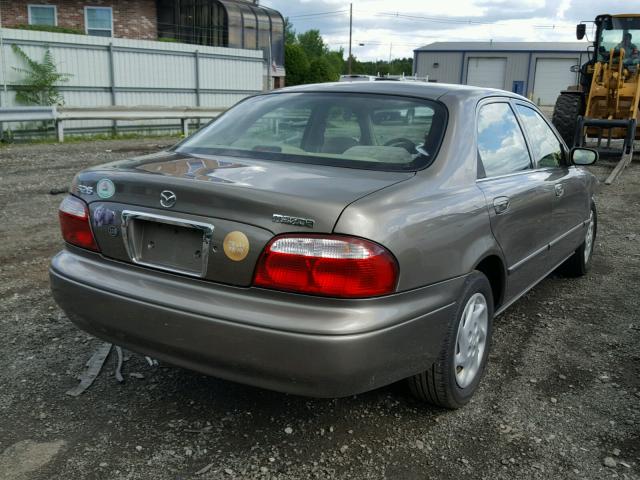 1YVGF22C325298592 - 2002 MAZDA 626 LX BEIGE photo 4