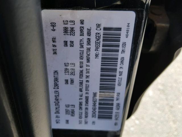 2B3HD46V04H637006 - 2004 DODGE INTREPID S Qara foto 10