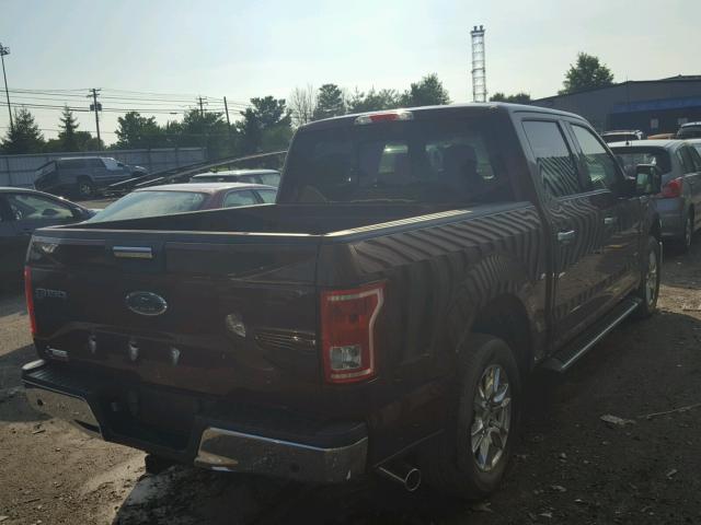 1FTEW1CP8FKE83219 - 2015 FORD F150 SUPER BROWN photo 4