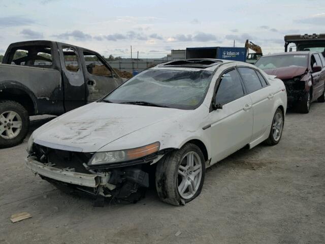 19UUA66298A011113 - 2008 ACURA TL WHITE photo 2