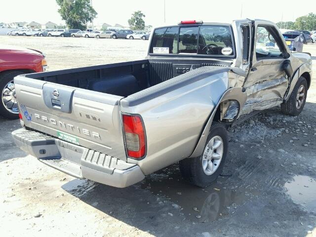 1N6DD26T34C453811 - 2004 NISSAN FRONTIER K BEIGE photo 4