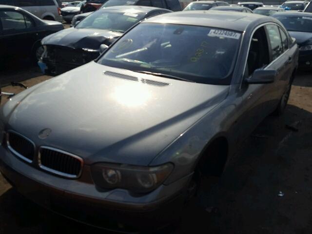 WBAGL63443DP63477 - 2003 BMW 745 I GRAY photo 2