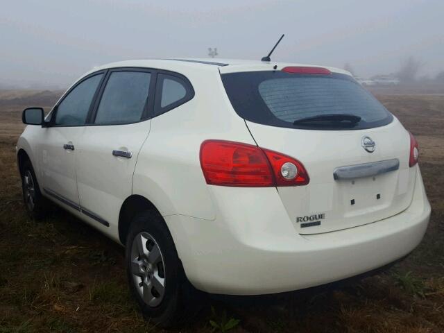 JN8AS5MT9EW610553 - 2014 NISSAN ROGUE SELE WHITE photo 3