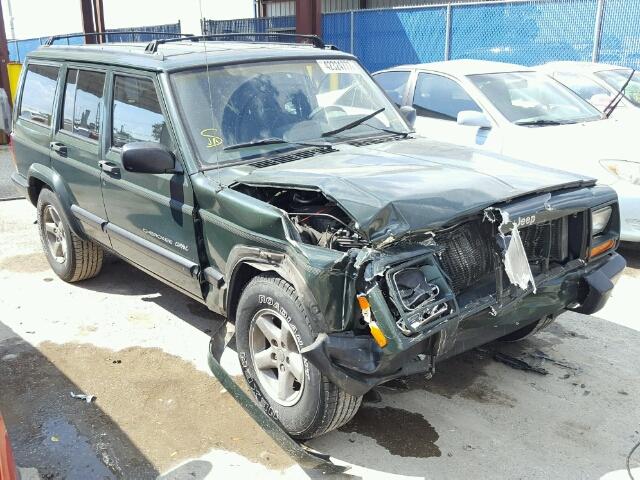 1J4FT68S9WL282666 - 1998 JEEP CHEROKEE S GREEN photo 1