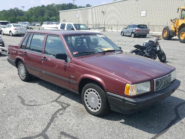 YV1FA8845M2524889 - 1991 VOLVO 740 MAROON photo 1