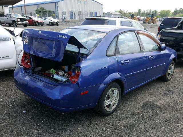 KL5JD56ZX7K652169 - 2007 SUZUKI FORENZA BA BLUE photo 4