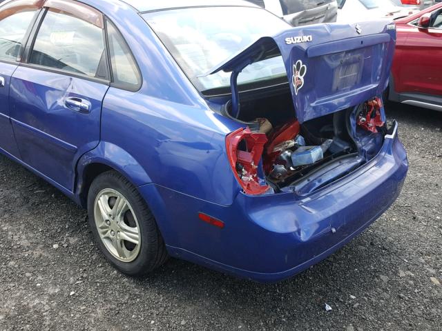 KL5JD56ZX7K652169 - 2007 SUZUKI FORENZA BA BLUE photo 9