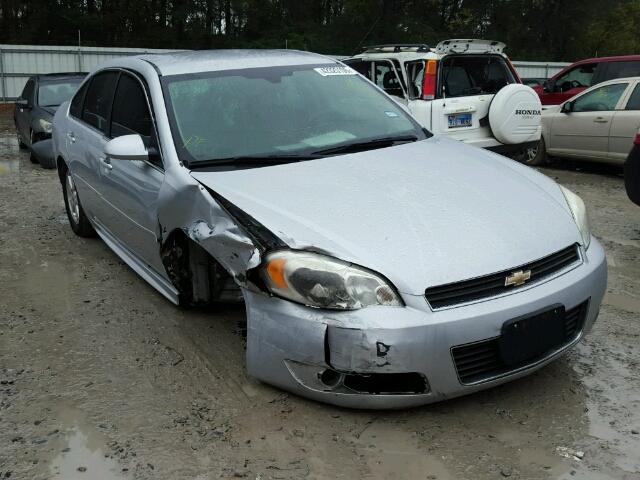 2G1WB5EK3A1177023 - 2010 CHEVROLET IMPALA LT SILVER photo 1