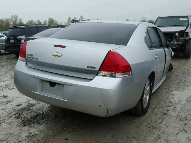 2G1WB5EK3A1177023 - 2010 CHEVROLET IMPALA LT SILVER photo 4