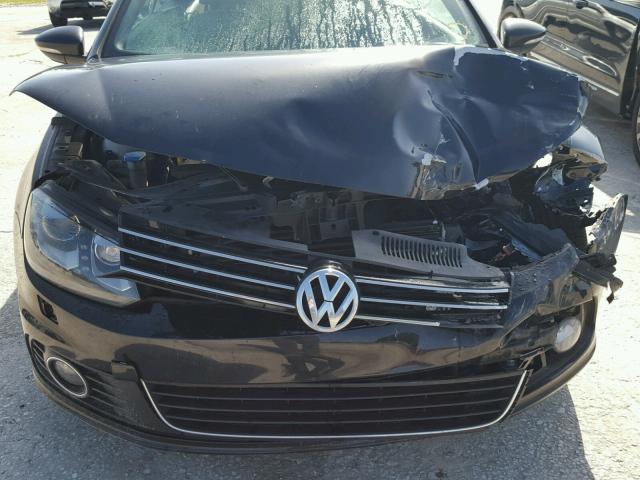 WVWFW8AH2FV000749 - 2015 VOLKSWAGEN EOS LUX Чорний фото 9