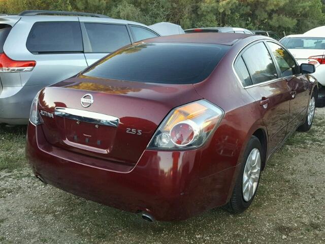 1N4AL2AP6BN474999 - 2011 NISSAN ALTIMA MAROON photo 4