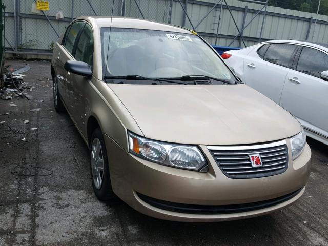 1G8AJ55F17Z188037 - 2007 SATURN ION LEVEL GOLD photo 1