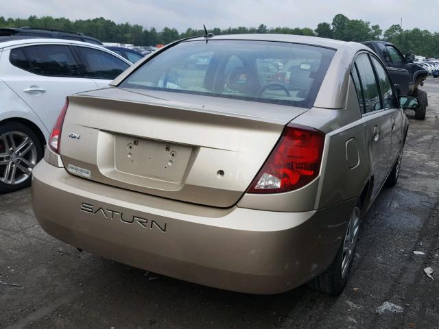 1G8AJ55F17Z188037 - 2007 SATURN ION LEVEL GOLD photo 4