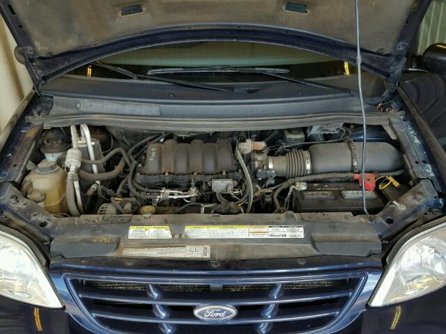 2FMZA5149YBB74609 - 2000 FORD WINDSTAR BLUE photo 7