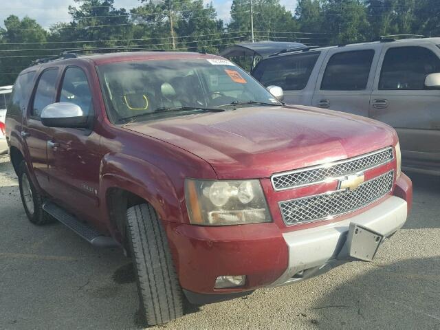 1GNFC13037R418584 - 2007 CHEVROLET TAHOE RED photo 1