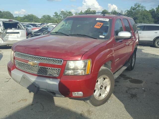 1GNFC13037R418584 - 2007 CHEVROLET TAHOE RED photo 2