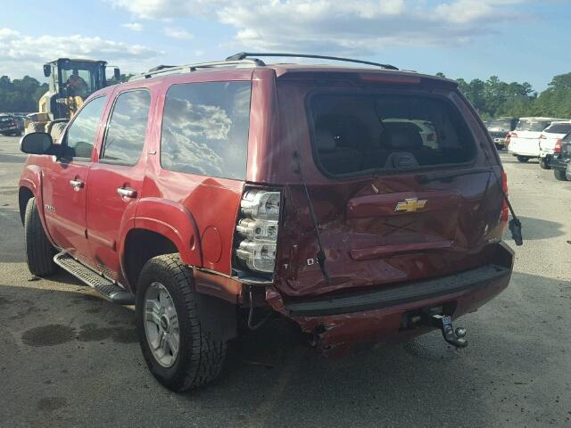 1GNFC13037R418584 - 2007 CHEVROLET TAHOE RED photo 3