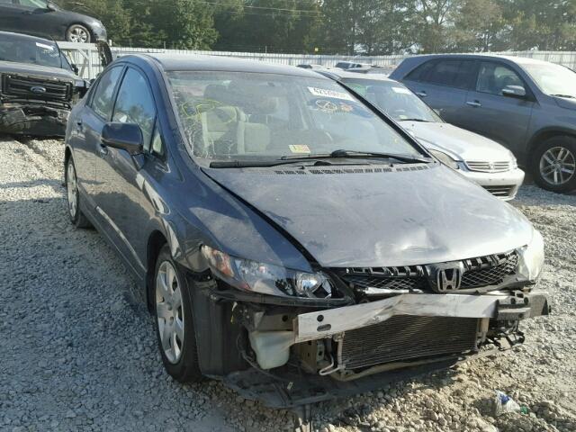 2HGFA1F59BH301348 - 2011 HONDA CIVIC LX GRAY photo 1