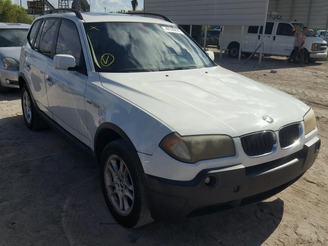 WBXPA73464WC36261 - 2004 BMW X3 2.5I WHITE photo 1