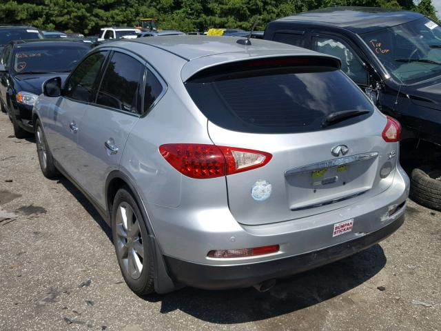 JNKAJ09E88M300985 - 2008 INFINITI EX35 BASE SILVER photo 3