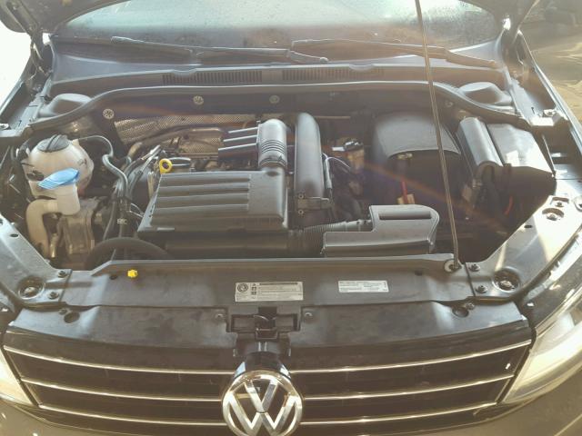 3VW267AJ8GM313440 - 2016 VOLKSWAGEN JETTA S GRAY photo 7