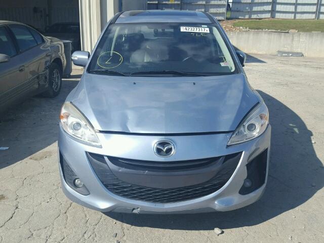 JM1CW2DL1D0160034 - 2013 MAZDA 5 BLUE photo 9