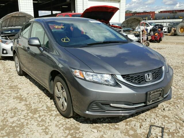 19XFB2F57DE090151 - 2013 HONDA CIVIC GRAY photo 1