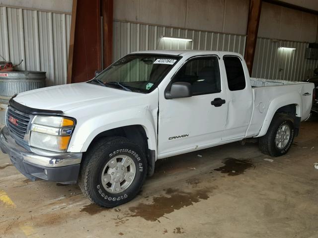 1GTDS196448142092 - 2004 GMC CANYON WHITE photo 2