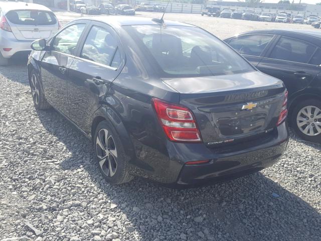 1G1JF5SB9H4141239 - 2017 CHEVROLET SONIC PREM GRAY photo 3