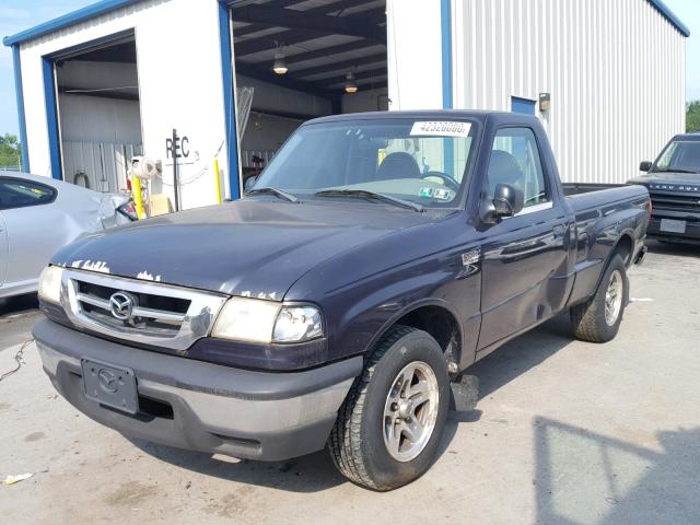 4F4YR12U31TM17196 - 2001 MAZDA B3000 BLUE photo 2