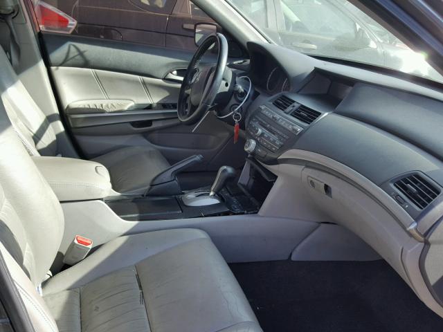 1HGCP2F83AA110619 - 2010 HONDA ACCORD EXL GRAY photo 5