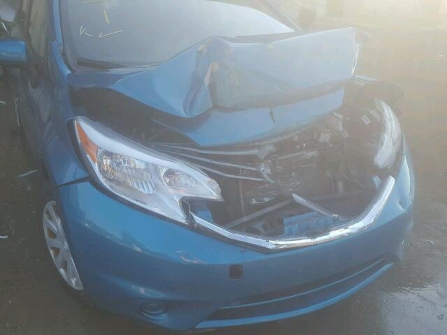 3N1CE2CPXEL425919 - 2014 NISSAN VERSA NOTE TEAL photo 9