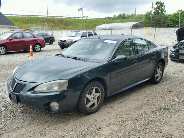 2G2WS522041173810 - 2004 PONTIAC GRAND PRIX მწვანე ფოტო 2