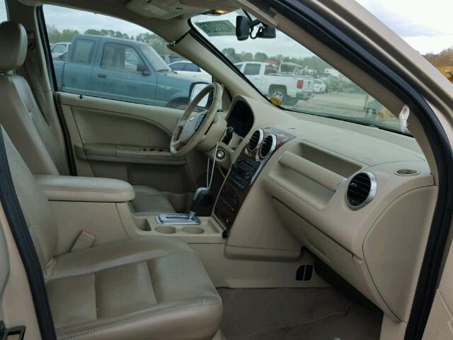 1FMDK03107GA00979 - 2007 FORD FREESTYLE GOLD photo 5