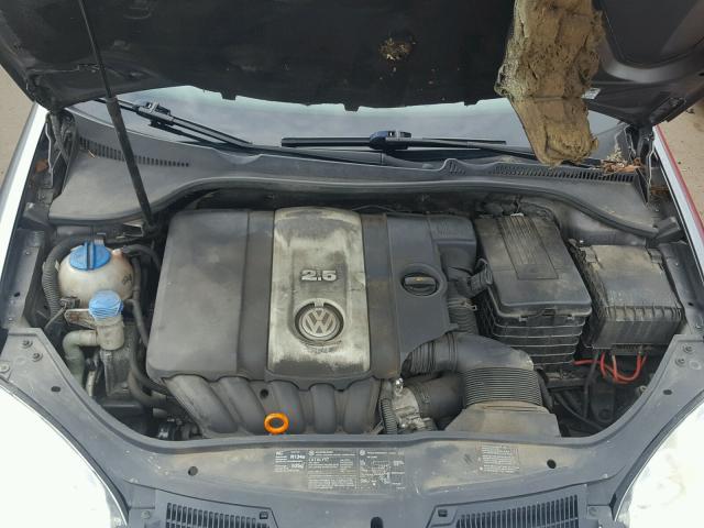 3VWSF71K35M643170 - 2005 VOLKSWAGEN NEW JETTA GRAY photo 7