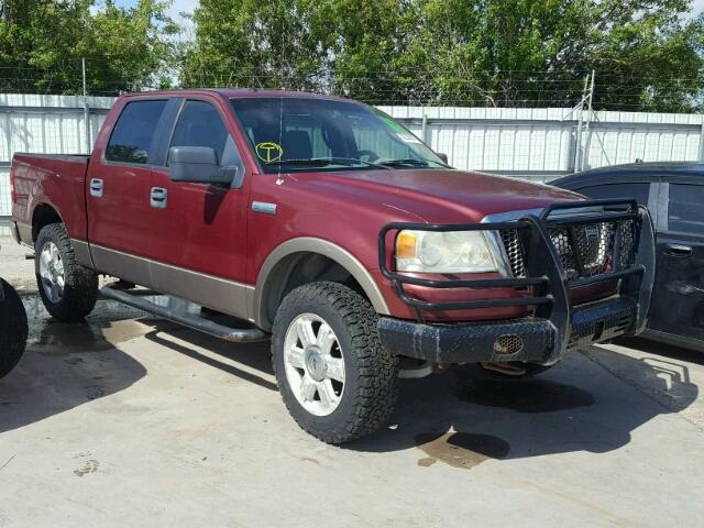 1FTPW14526KB04866 - 2006 FORD F150 SUPER MAROON photo 1